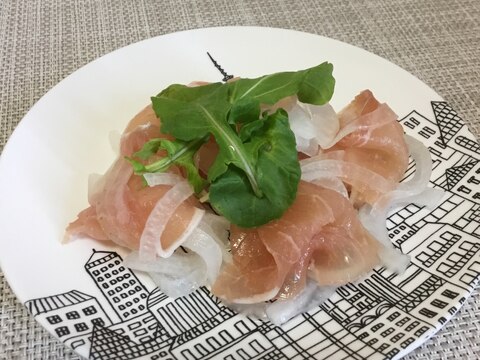 生ハムと玉ねぎのマリネ